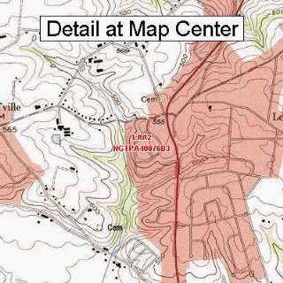 USGS Topographic Quadrangle Map   Lititz, Pennsylvania (Folded 