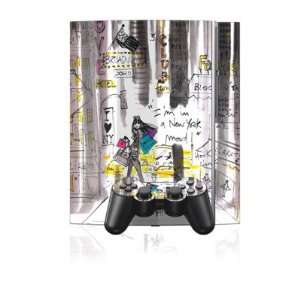 New York Mood Design Protector Skin Decal Sticker for PS3 Playstation 