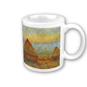  Haystacks By Claude Monet Coffee Cup 
