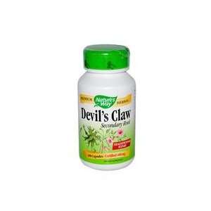  Natures Way   Devils Claw, 480 mg, 100 capsules Health 