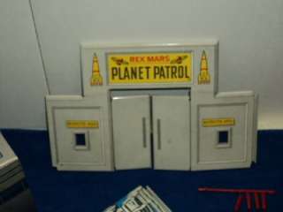 Vintage MARX Rex Mars Planet Patrol Tin Playset Parts Pieces # 7040 
