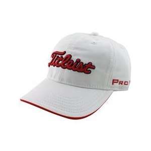  Titleist Junior Hat   White/Red   2012