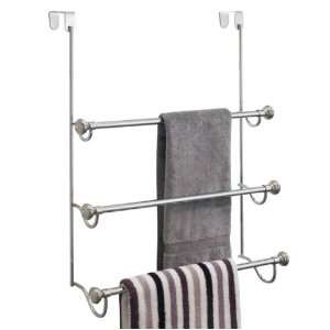 York Metal Over Shower Door Towel Rack (Chrome) (22.5H x 17.75W x 7 