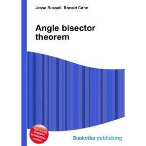  Angle bisector theorem Ronald Cohn Jesse Russell Books