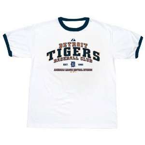  Detroit Tigers Baseball Club Ringer T shirt