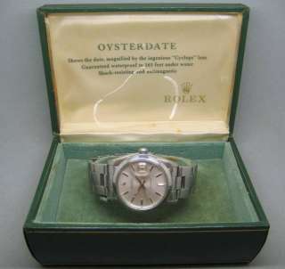 Vintage Rolex Mens OysterDate Precision Ref. 6694 SS Watch in box 