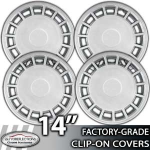    14 Universal Snap On Chrome Wheel Hubcap Covers Automotive