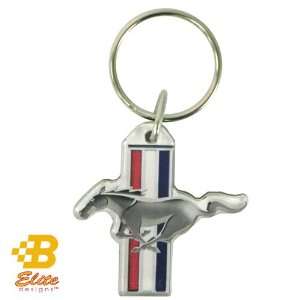  Ford Mustang Tribar Logo Acrylic Key Chainmade In Usa 