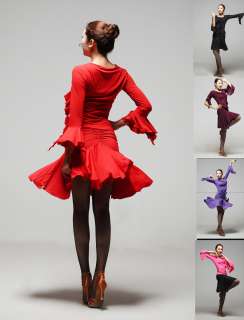 Latin salsa tango rumba Cha cha ballroom dance dress dance top skirt 