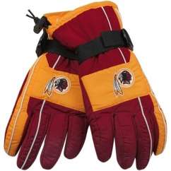 Washington Redskins NFL Color Block Winter Nylon Gloves   GREAT GIFT 