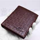 Ralph Lauren wallet crafted of distressed Genuine Brown Chocolate 