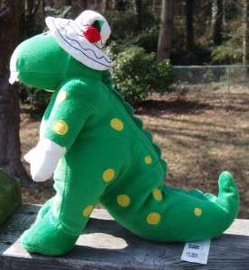 THE WIGGLES Dorothy the Dinosaur Stuffed Green Plush EC  