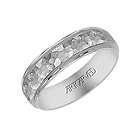 ArtCarved Woodbridge Wedding Band 11WV7173W6 14k White