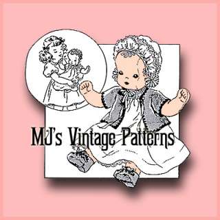 Vintage Make A Baby Doll Pattern  