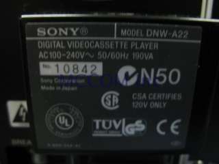 Sony DNW A22 Betacam SX Player w/ 691 Tape Hrs  