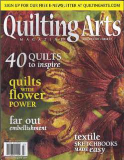 Quilting Arts Magazine June July 2007 #27 ~ Textile Sketchbooks Made 