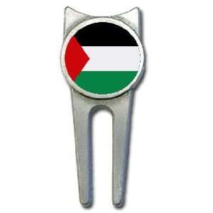 Palestine flag golf divot tool