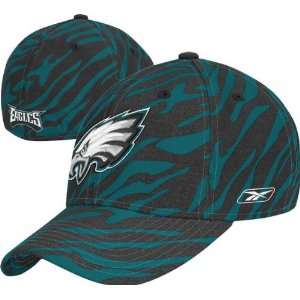  Philadelphia Eagles Zebra Structured Flex Hat Sports 