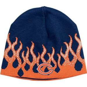 Chicago Bears Flame Cuffless Knit Hat 