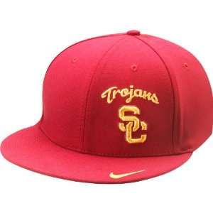  Nike USC Trojans 643 Sideline Swoosh Flex Hat