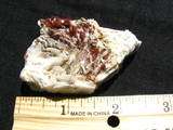Vanadinite crystals on Barite (Baryte) from Morocco  