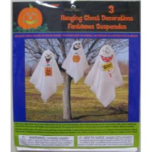  Hanging Ghost Decorations 3pk.