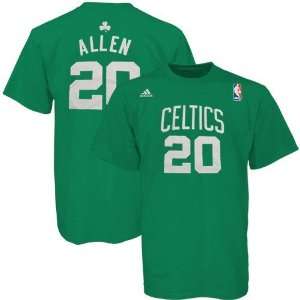   Boston Celtics #20 Ray Allen Green Player T Shirt