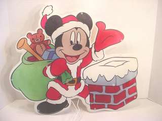 Disney Mickey Mouse Light Up Christmas Window Display  