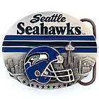 NFL Seattle Seahawks Football Helmet Belt Buckle SFB155