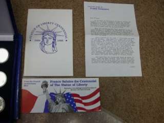 1986 Statue of Liberty Centennial Silver Medal 12 set  