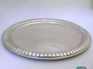 Continental 800 Silver Round Serving Tray Ca 1940  