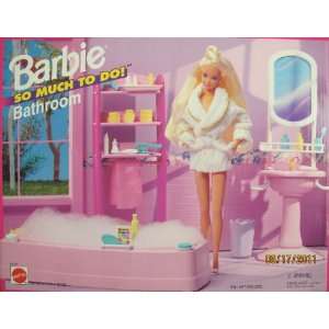  Barbie So Much To Do Bathroom Playset (1995 Arcotoys 