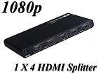  input 4 output 4 Port HDMI Distribution Amplifier Splitter Multiplier