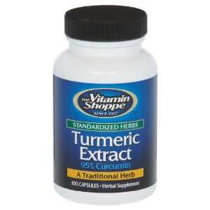  Vitamin Shoppe   Turmeric Extract, 300 mg, 100 capsules 