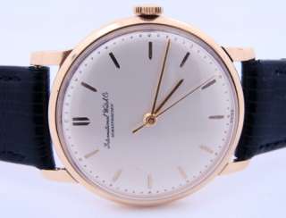 Mens Vintage 18K Yellow Gold IWC Watch  