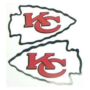 Kansas City Chiefs NFL 12 Car Magnet (Set Of 2)  Sports 