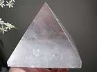 110g NATURAL CLEAR QUARTZ CRYSTAL Statue pyramid  