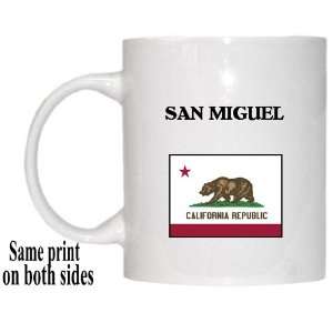  US State Flag   SAN MIGUEL, California (CA) Mug 