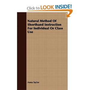  Natural Method Of Shorthand Instruction For Individual Or 