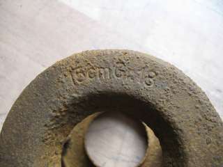 WWII GERMAN ARTILLERY SHELL HEAD SAFETY KONTAINER  115mm  
