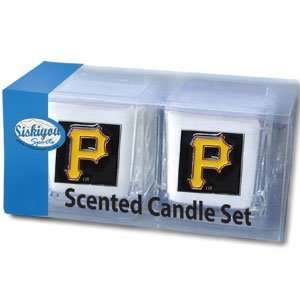  Pittsburgh Pirates 2 Pack Vanilla Scented Candles   MLB 