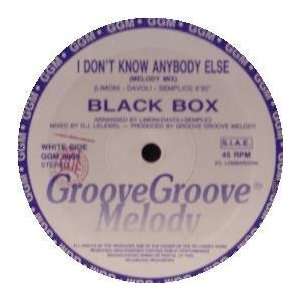  BLACK BOX / I DONT KNOW ANYBODY ELSE BLACK BOX Music