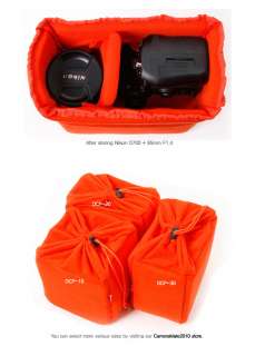 MATIN Padded Bag DSLR camera insert M6507 Orange  
