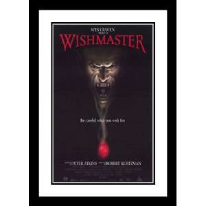  Wishmaster 20x26 Framed and Double Matted Movie Poster 