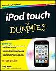 Ipod Touch for Dummies by Tony Bove (2011, Paperback)