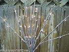   60 Lamp LED SILVER Glitter 20 Twig Lights Everyday Christmas