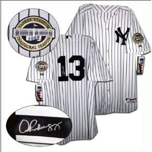 Alex Rodriguez Signed 2009 New York Yankees Majestic Authentic Home 