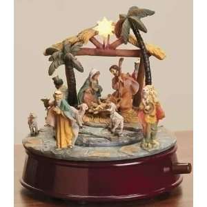   Musical Lighted Revolving Nativity Scene by Fontanini