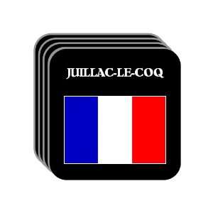  France   JUILLAC LE COQ Set of 4 Mini Mousepad Coasters 