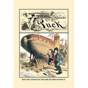   Art Puck Magazine Cannot Sail, Try to Sink   06462 5